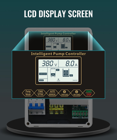 3kw Single Phase AC220 V Irrigation Water Pump Control Panel