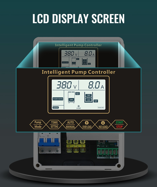 3kw Single Phase AC220 V Irrigation Water Pump Control Panel