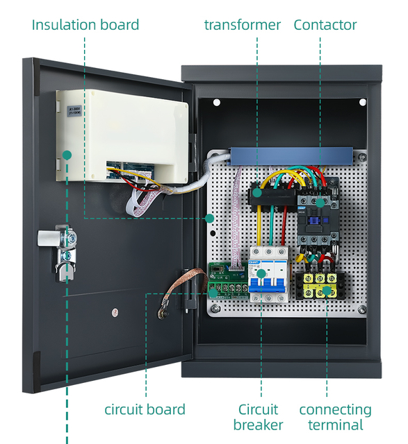 4kw 3 Phase automatic pump controller with Metal box