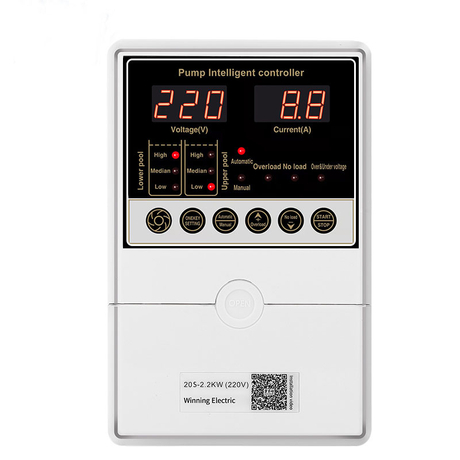 single phase solar household water pump controller