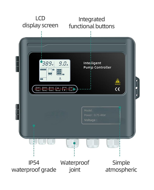 Intelligent Water Level Sensor and Pressure Switch Irrigation Pump Control With Timer